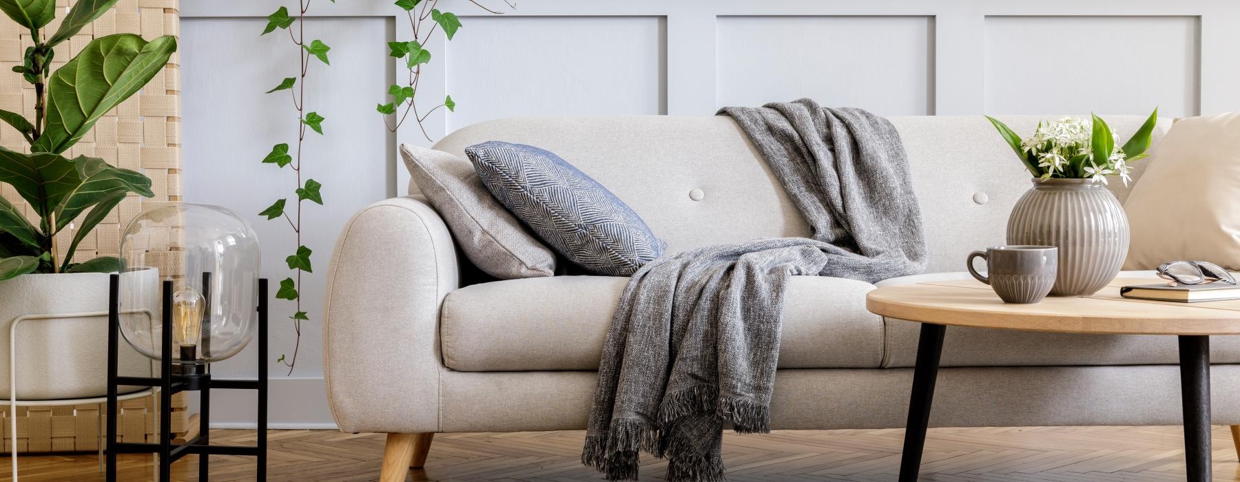 a couch in a room