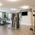 a gym with exercise equipment