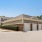 a building with a garage